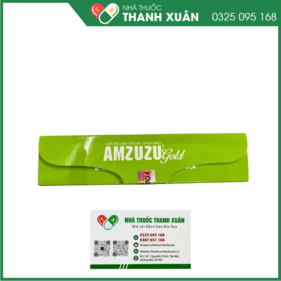 Amzuzu Gold giúp giải độc gan, bổ gan, thanh nhiệt hiệu quả
